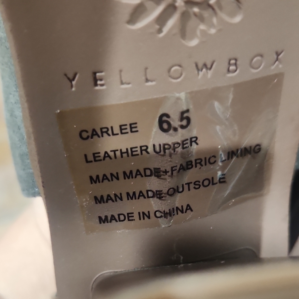 Yellow Box Women's Carlee Dark Gray  Open-Toe Sandals - Picture 4 of 6